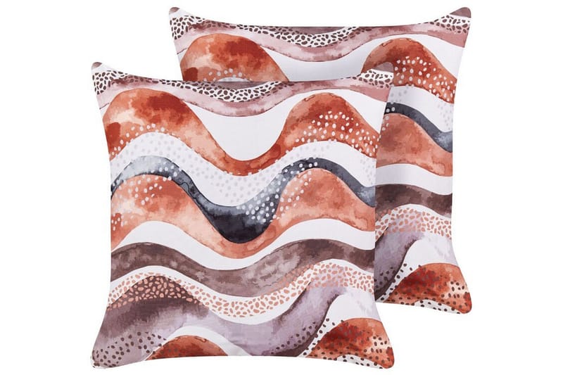 Cannole Utomhuskudde 45x45 cm - Brun/Vit/Svart - Utemöbler & utemiljö - Dynor - Utomhuskuddar