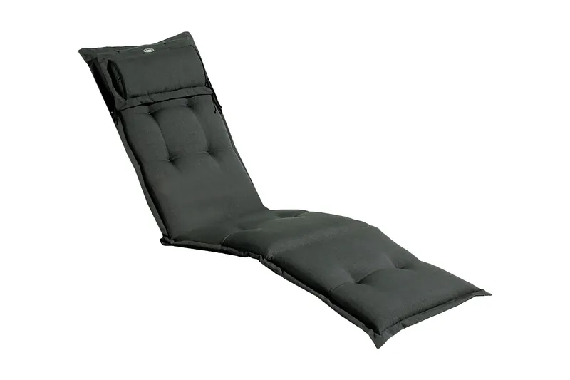 Däckstolsdyna Canyon med nackkudde Fritab Anthracite Grey