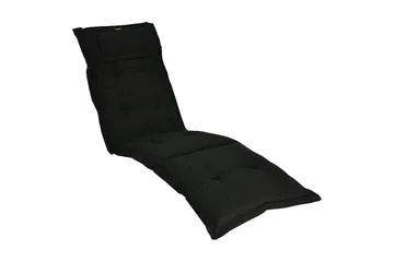 Däckstolsdyna Canyon med nackkudde Fritab Black - Utemöbler & utemiljö - Dynor - Däckstolsdynor