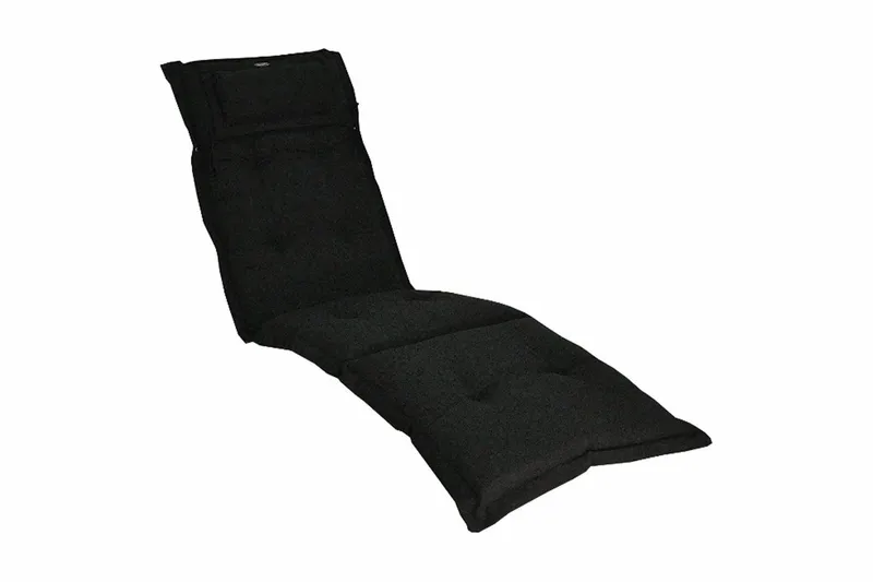 Däckstolsdyna Canyon med nackkudde Fritab Black - Utemöbler & utemiljö - Dynor - Däckstolsdynor