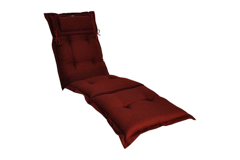 Däckstolsdyna Canyon med nackkudde Fritab Bordeaux - Utemöbler & utemiljö - Dynor - Däckstolsdynor