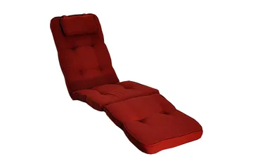 Däckstolsdyna Fritab Däckstolsdyna Woodline med nackkudde Bordeaux - Utemöbler & utemiljö - Dynor - Däckstolsdynor