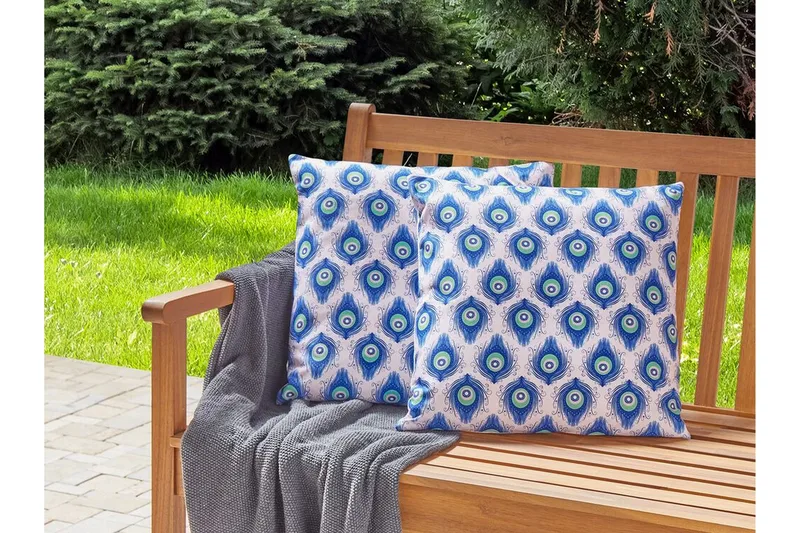 Didsbury Utomhuskudde 45x45 cm - Blå/Rosa - Utemöbler & utemiljö - Dynor - Utomhuskuddar