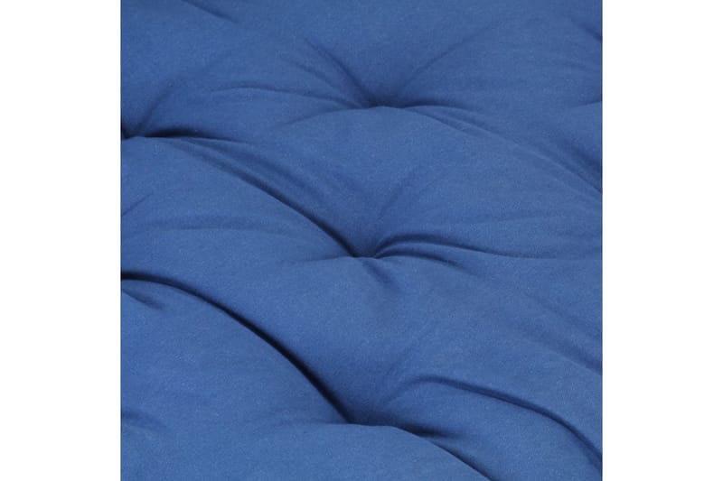 Dyna till pallsoffa bomull 120x80x10 cm ljusblå - Blå - Soffdyna & bänkdyna utemöbler