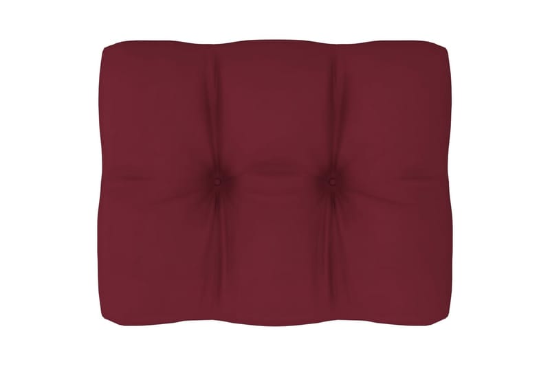 Dyna till pallsoffa vinröd 60x40x10 cm - Soffdyna & bänkdyna utemöbler