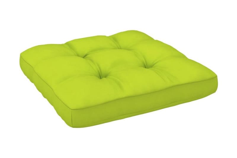 Dyna till pallsoffa ljusgrön 70x70x10 cm - Grön - Soffdyna & bänkdyna utemöbler