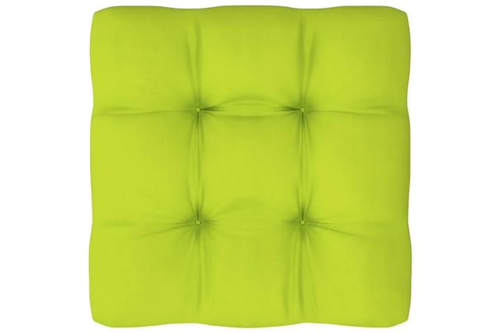 Dyna till pallsoffa ljusgrön 70x70x10 cm - Grön - Soffdyna & bänkdyna utemöbler