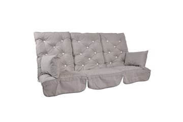 Askgrå Hammockset hög flock - Grå - Utemöbler & utemiljö - Dynor - Hammockdynor