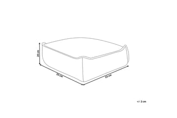 Golvkudde Allozai Beige - Beige - Möbler - Fåtölj & stolar - Pall & puff - Sittpuff
