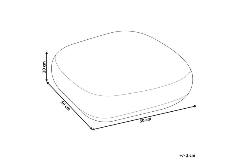 Golvkudde Berrechid Grå - Grå - Utemöbler & utemiljö - Dynor - Utomhuskuddar