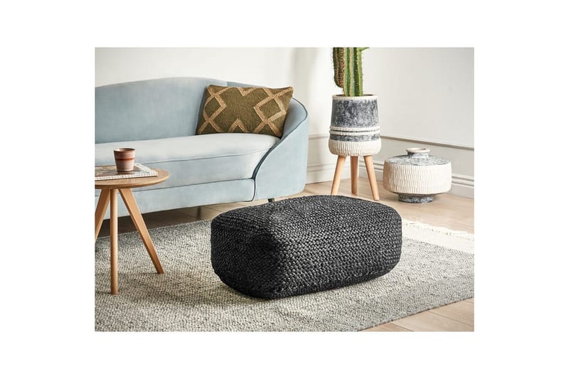 Golvkudde Isarda Svart - Svart - Möbler - Fåtölj & stolar - Pall & puff - Sittpuff