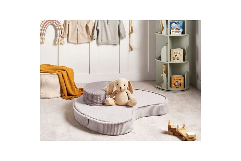 Golvkudde Nili Beige/brun - Beige/brun - Möbler - Fåtölj & stolar - Pall & puff - Sittpuff