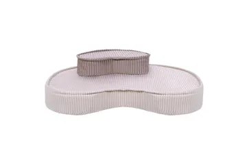 Golvkudde Nili Beige/brun - Beige/brun - Möbler - Fåtölj & stolar - Pall & puff - Sittpuff