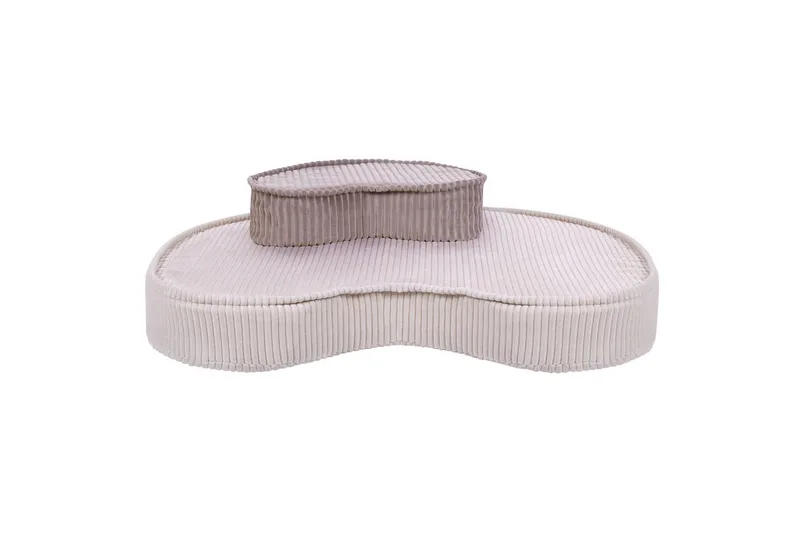 Golvkudde Nili Beige/brun - Beige/brun - Möbler - Fåtölj & stolar - Pall & puff - Sittpuff