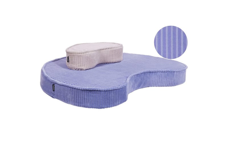 Golvkudde Nili Violett/Beige - Violett/Beige - Utemöbler & utemiljö - Dynor - Sittdyna & ryggdyna utemöbler