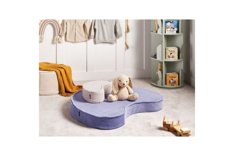 Golvkudde Nili Violett/Beige - Violett/Beige - Utemöbler & utemiljö - Dynor - Sittdyna & ryggdyna utemöbler