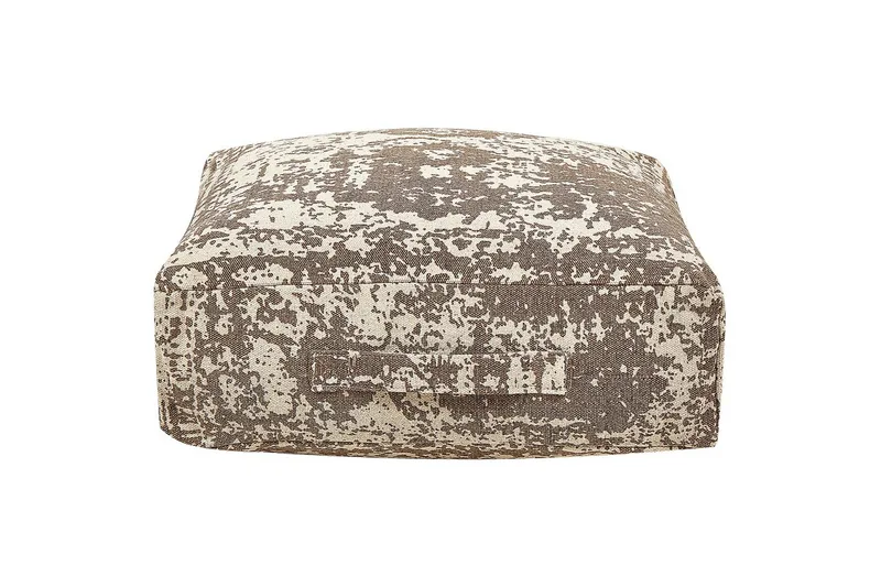 Golvkudde Shasa Beige/brun - Beige/brun - Möbler - Fåtölj & stolar - Pall & puff - Sittpuff