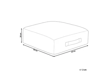 Golvkudde Shasa Röd - Röd - Möbler - Fåtölj & stolar - Pall & puff - Sittpuff
