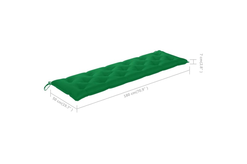 Hammockdyna grön 180 cm tyg - Grön - Hammockdynor