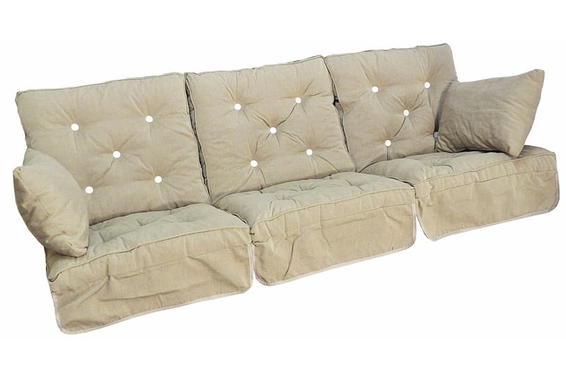 Flockstoppad Hammockdyna 56 cm Beige - FRITAB - Utemöbler & utemiljö - Dynor - Hammockdynor