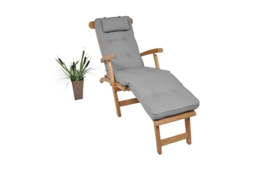 Hema Däckstolsdyna 50 cm - Grå - Utemöbler & utemiljö - Dynor - Däckstolsdynor