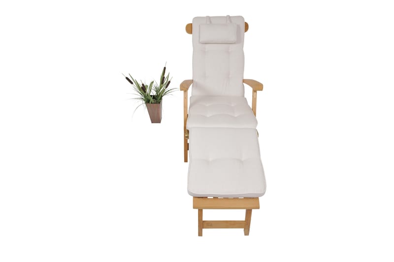 Hema Däckstolsdyna 50 cm - Vit - Utemöbler & utemiljö - Dynor - Däckstolsdynor