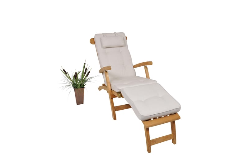 Hema Däckstolsdyna 50 cm - Vit - Utemöbler & utemiljö - Dynor - Däckstolsdynor