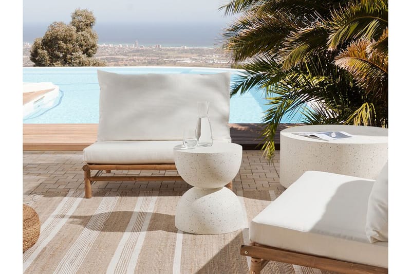 Jacksonville Soffbord 40 cm Rund - Vit - Utemöbler & utemiljö - Dynor - Utomhuskuddar