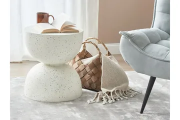 Jacksonville Soffbord 40 cm Rund - Vit - Utemöbler & utemiljö - Dynor - Utomhuskuddar