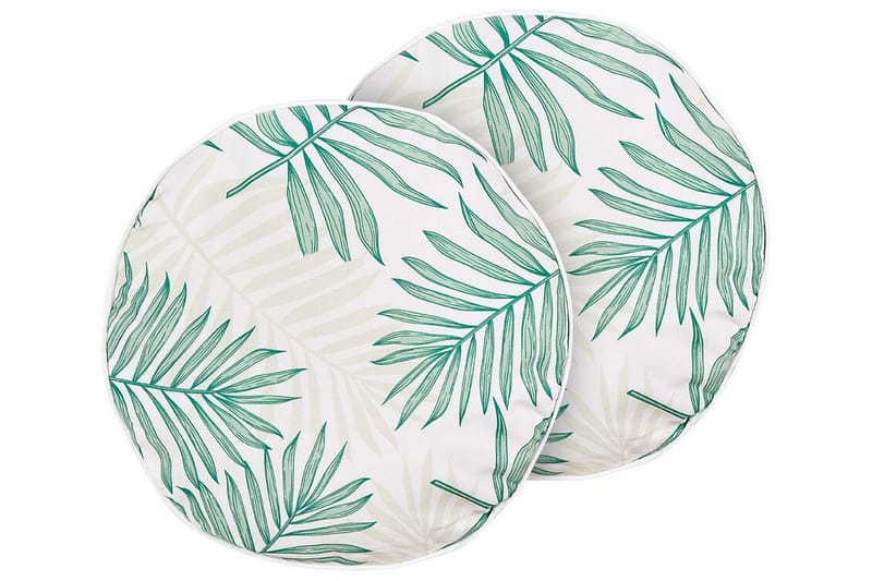 Laramie Utomhuskudde 40 cm Rund - Beige/Grön - Utemöbler & utemiljö - Dynor - Utomhuskuddar