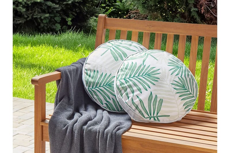 Laramie Utomhuskudde 40 cm Rund - Beige/Grön - Utemöbler & utemiljö - Dynor - Utomhuskuddar