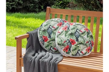Padua Utomhuskudde 40 cm Rund - Grön/Röd/Svart - Utemöbler & utemiljö - Dynor - Utomhuskuddar