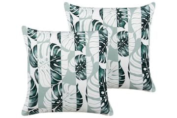 Piero Utomhuskudde 45x45 cm - Grön/Vit - Utemöbler & utemiljö - Dynor - Utomhuskuddar