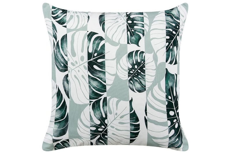 Piero Utomhuskudde 45x45 cm, Grön/Vit