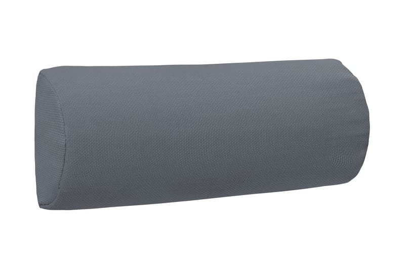 Nackstöd till solstol grå 40x7,5x15 cm textilene - Grå - Nackstöd soffa