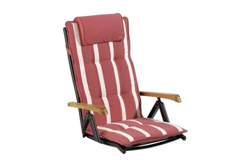 Positionsdyna Home med nackkudde Fritab Röd - Utemöbler & utemiljö - Dynor - Positionsdynor