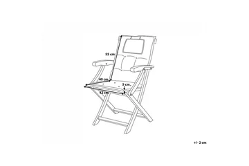 Wilhelmina Dyna till Trädgårdsstol 8-pack - Vit - Utemöbler & utemiljö - Dynor - Positionsdynor