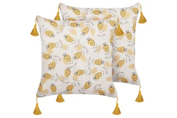 Prydnadskuddar Abutilon set om 2 - Textil & mattor - Kudde & kuddfodral - Prydnadskudde & soffkudde