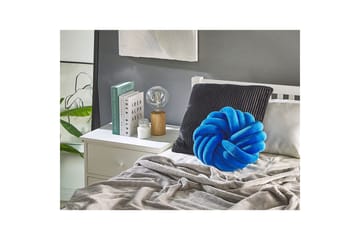 Prydnadskuddar Akola Blå, Sammet - Blå, Sammet - Textil & mattor - Kudde & kuddfodral - Prydnadskudde & soffkudde