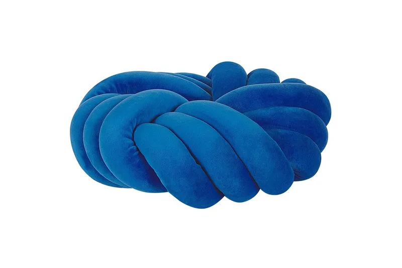 Prydnadskuddar Akola Blå, Sammet - Blå, Sammet - Textil & mattor - Kudde & kuddfodral - Prydnadskudde & soffkudde