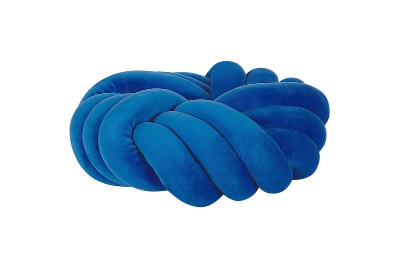 Prydnadskuddar Akola Blå, Sammet - Blå, Sammet - Textil & mattor - Kudde & kuddfodral - Prydnadskudde & soffkudde