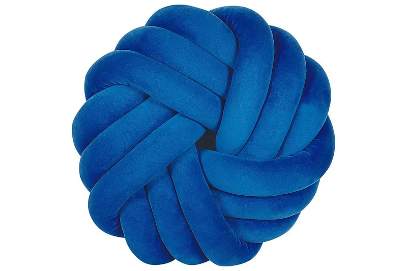 Prydnadskuddar Akola Blå, Sammet, Blå, Sammet