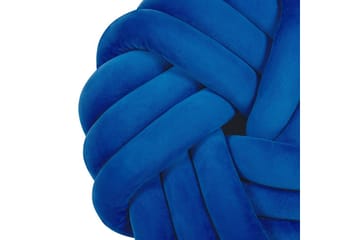 Prydnadskuddar Akola Blå, Sammet - Blå, Sammet - Textil & mattor - Kudde & kuddfodral - Prydnadskudde & soffkudde