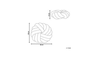 Prydnadskuddar Akola Grå, Sammet - Grå, Sammet - Textil & mattor - Kudde & kuddfodral - Prydnadskudde & soffkudde