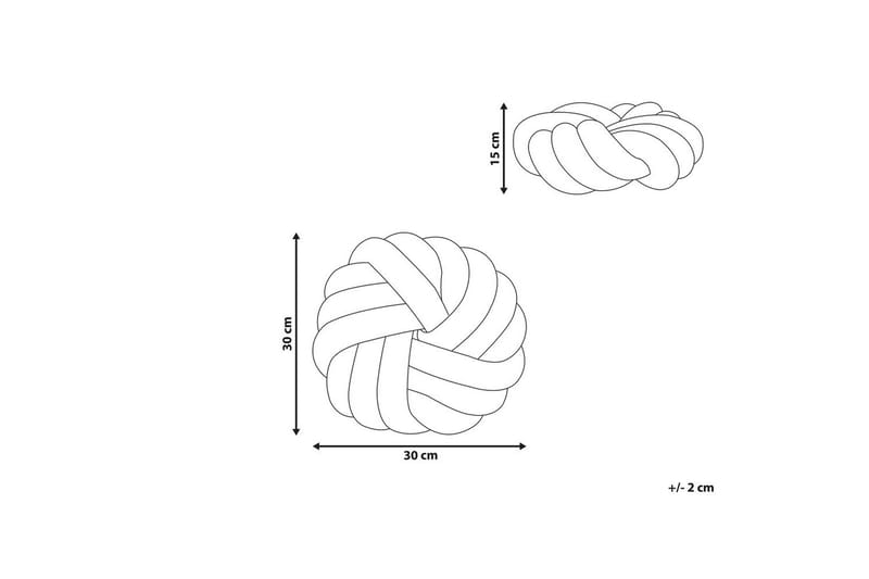 Prydnadskuddar Akola Grå, Sammet - Grå, Sammet - Textil & mattor - Kudde & kuddfodral - Prydnadskudde & soffkudde
