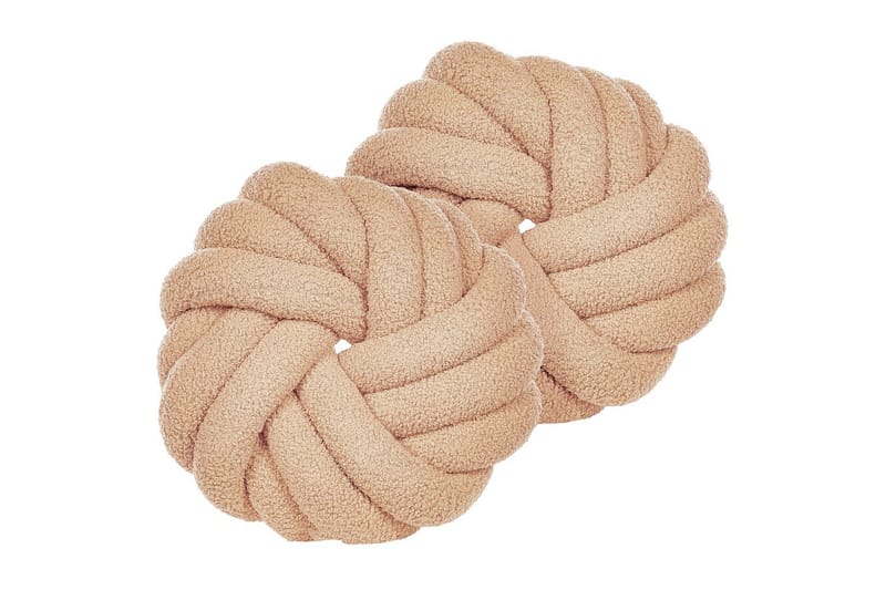 Prydnadskuddar Akola set om 2 Beige - Beige - Utemöbler & utemiljö - Dynor - Övriga dynor