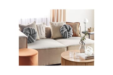 Prydnadskuddar Akola set om 2 Grå - Grå - Textil & mattor - Kudde & kuddfodral - Prydnadskudde & soffkudde