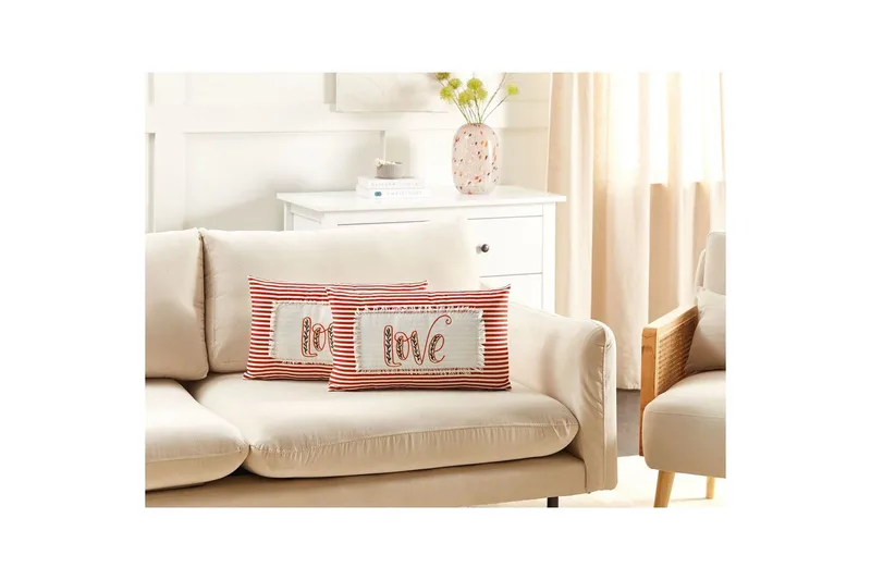 Prydnadskuddar Alsine set om 2 - Utemöbler & utemiljö - Dynor - Utomhuskuddar