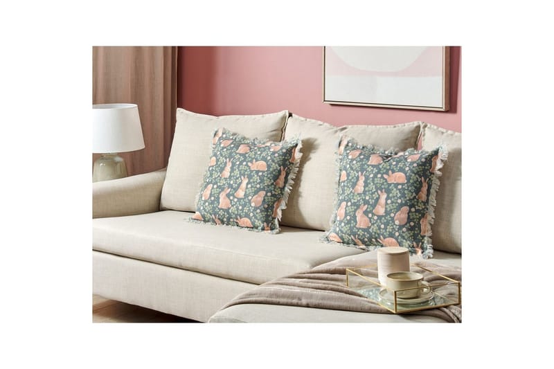 Prydnadskuddar Alstroemeria set om 2 - Utemöbler & utemiljö - Dynor - Utomhuskuddar