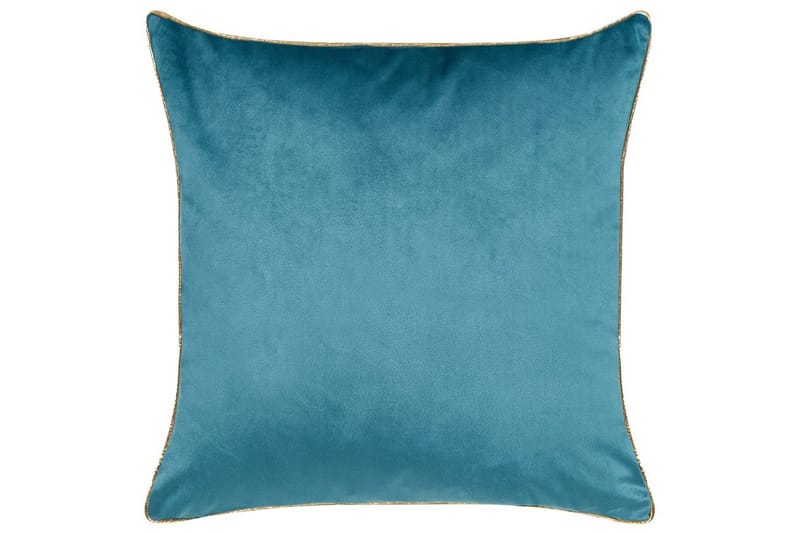 Prydnadskuddar Alyssum set om 2 Blå/guld, Sammet - Blå/guld, Sammet - Utemöbler & utemiljö - Dynor - Utomhuskuddar